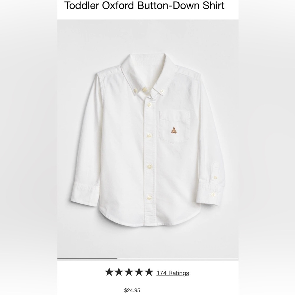 Toddler boy Oxford Button down